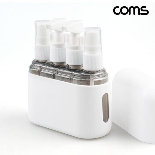 4 in 1 멀티 보틀 세트 화장품 디스펜서 공병용기 여행 캠핑 기내용 50ml x 4