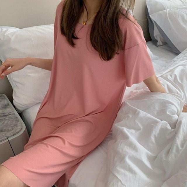 연루아 여성 반팔 데일리 우아한 미니멀 봄신상 파티룩