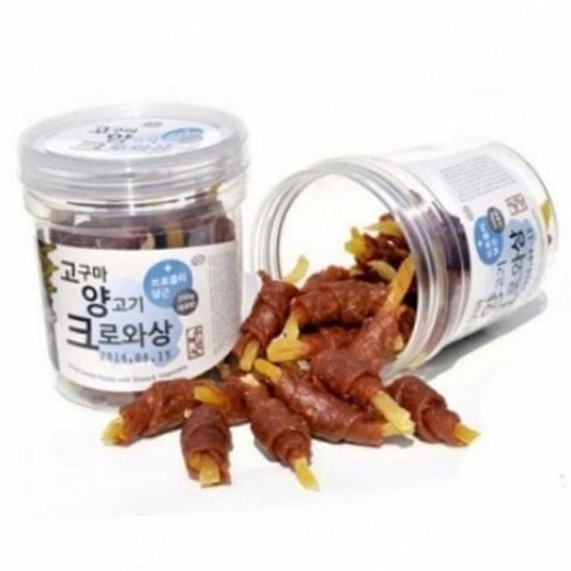 강아지 양 고기 간식 애견 양 고기 간식 반려동물 건강 스틱 훈련 고구마 고단백 영양 보양 야채 수제 트릿
