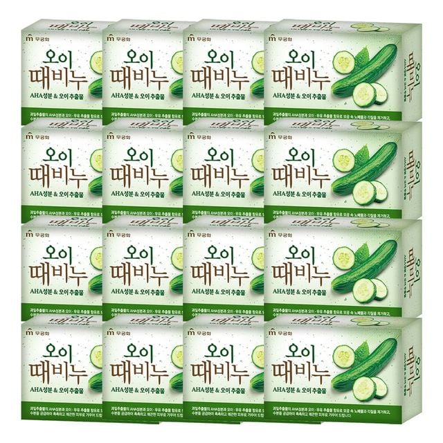 무궁화 오이 때비누 90g X 16개