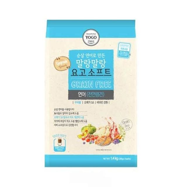 말랑말랑 요고 소프트 1.4kg 연어 (전연령견)