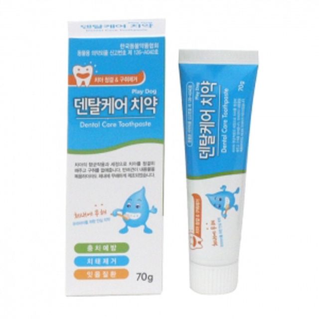 애견 치약 70g 1P 덴탈케어 강아지 구강 건강 양치